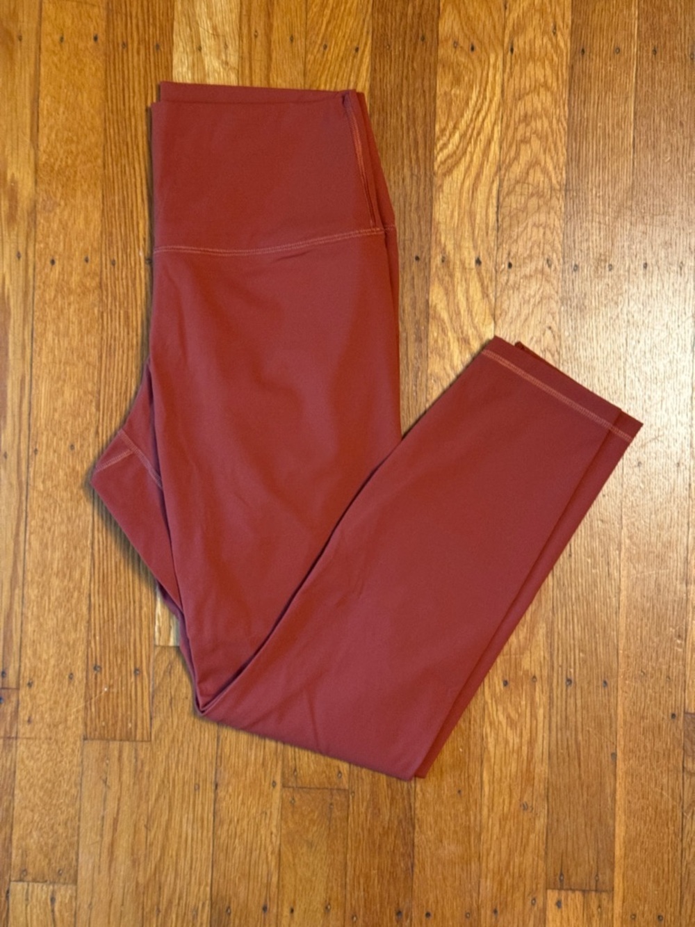 High-Waist Burnt Orange Leggings